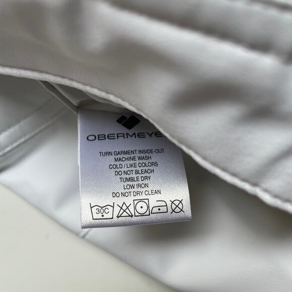 Obermeyer Brooke Pant Ski Snow Insulated White Size Teen Girl Small NEW - Picture 9 of 10